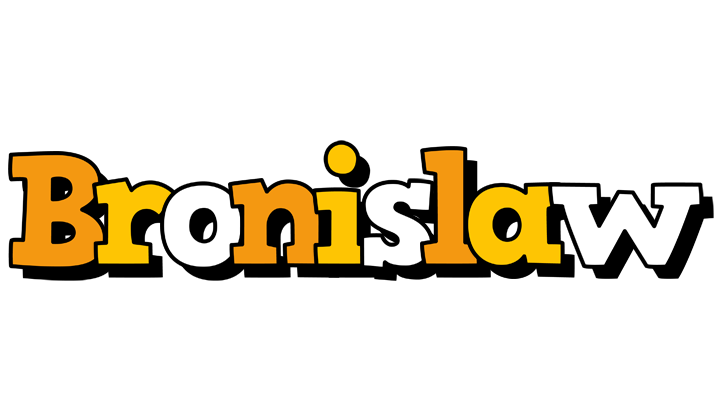 Bronislaw cartoon logo