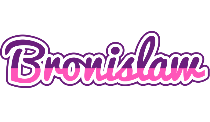 Bronislaw cheerful logo
