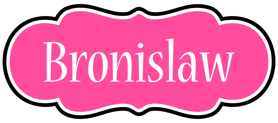 Bronislaw invitation logo
