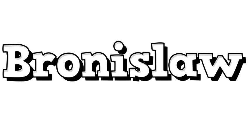 Bronislaw snowing logo
