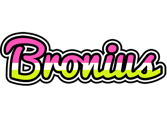 Bronius candies logo