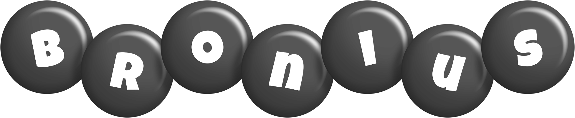 Bronius candy-black logo