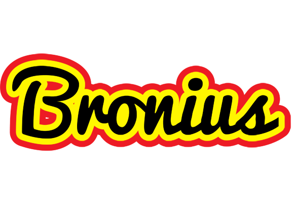 Bronius flaming logo