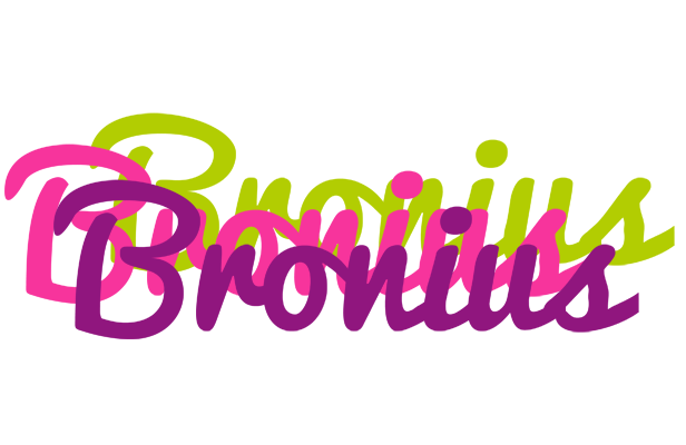 Bronius flowers logo