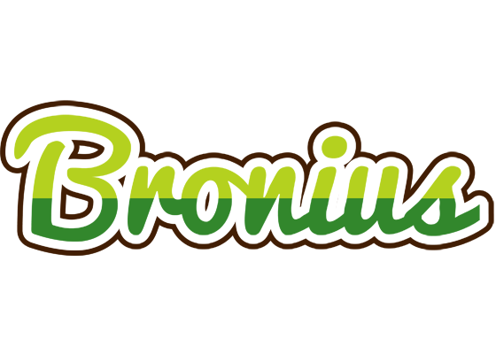 Bronius golfing logo