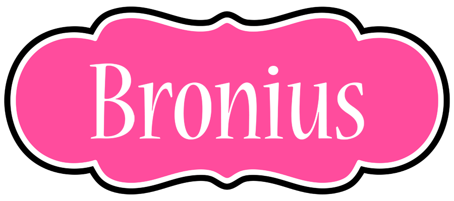 Bronius invitation logo