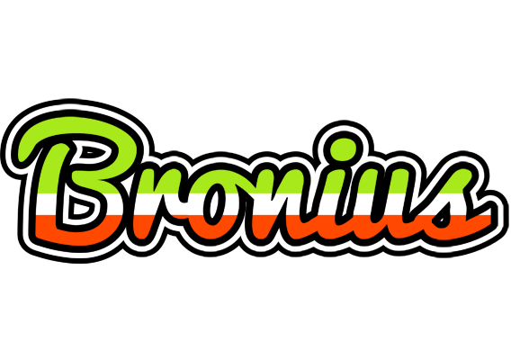 Bronius superfun logo