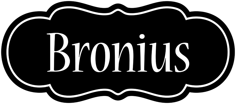 Bronius welcome logo