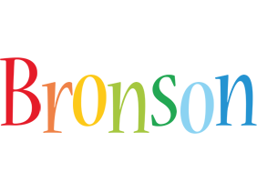 Bronson birthday logo