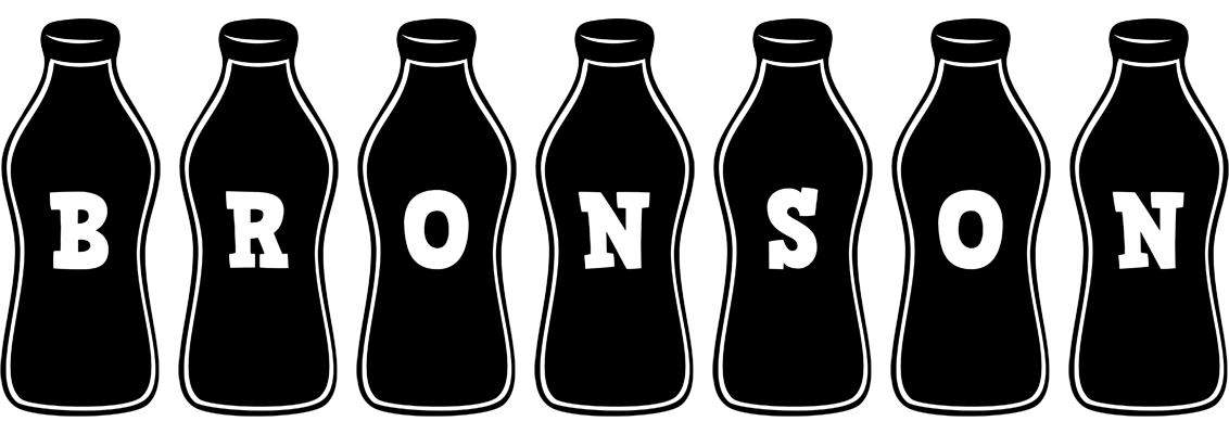 Bronson bottle logo