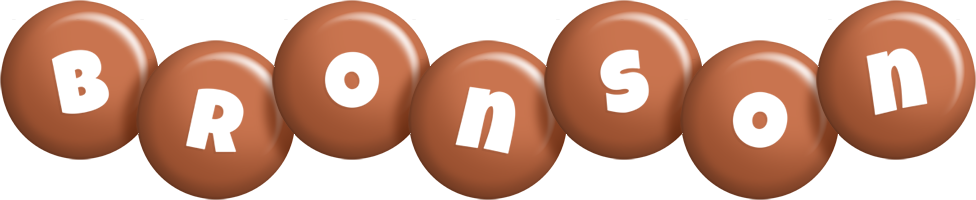 Bronson candy-brown logo
