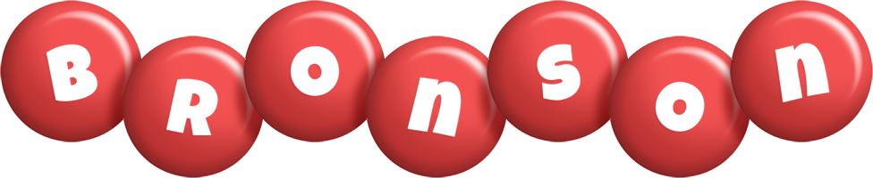 Bronson candy-red logo