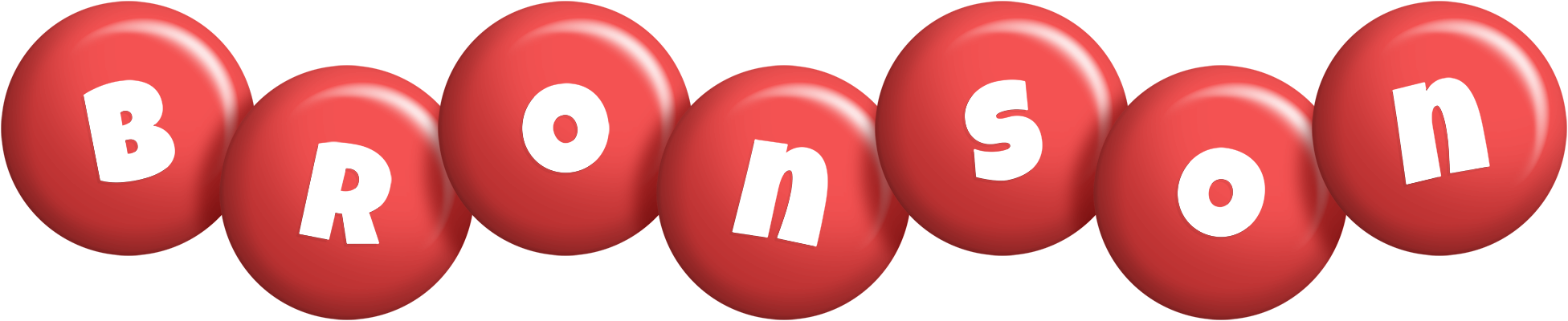 Bronson candy-red logo