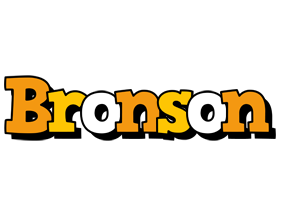 Bronson cartoon logo
