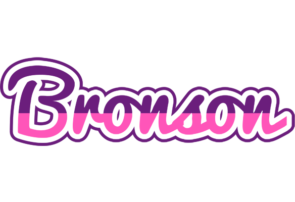 Bronson cheerful logo