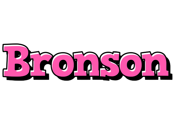 Bronson girlish logo