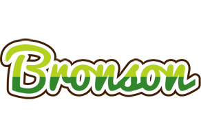 Bronson golfing logo