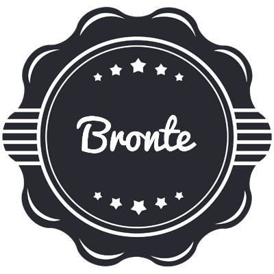 Bronte badge logo
