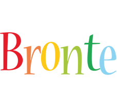 bronte logo name birthday logos