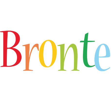 Bronte birthday logo
