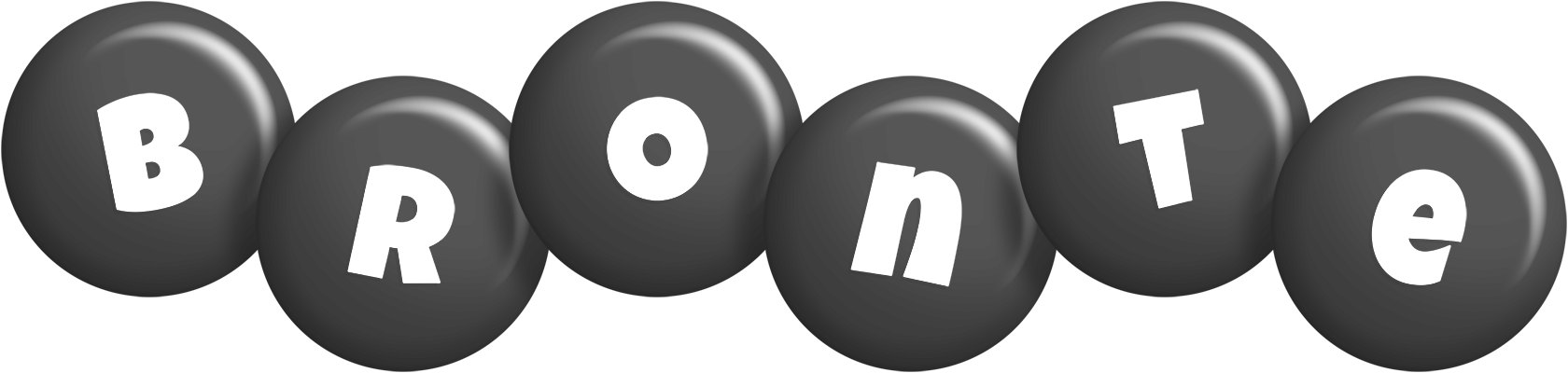 Bronte candy-black logo