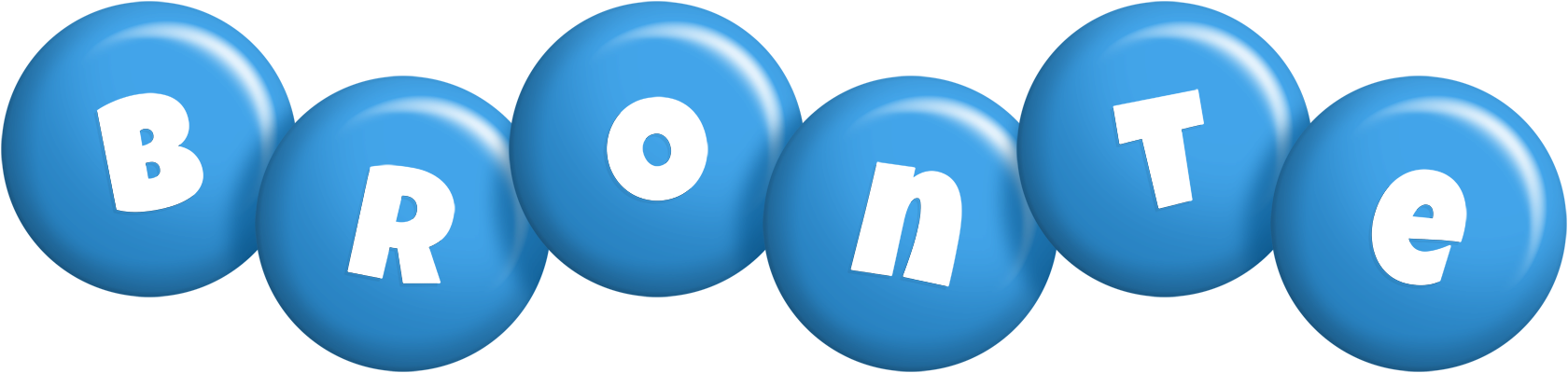 Bronte candy-blue logo