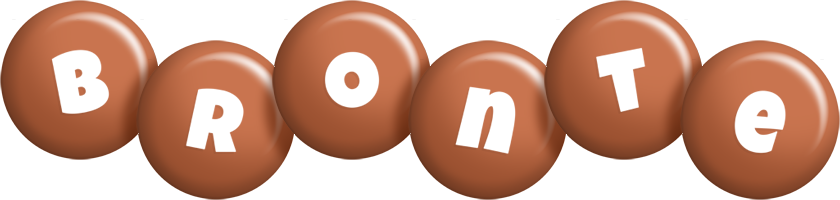 Bronte candy-brown logo