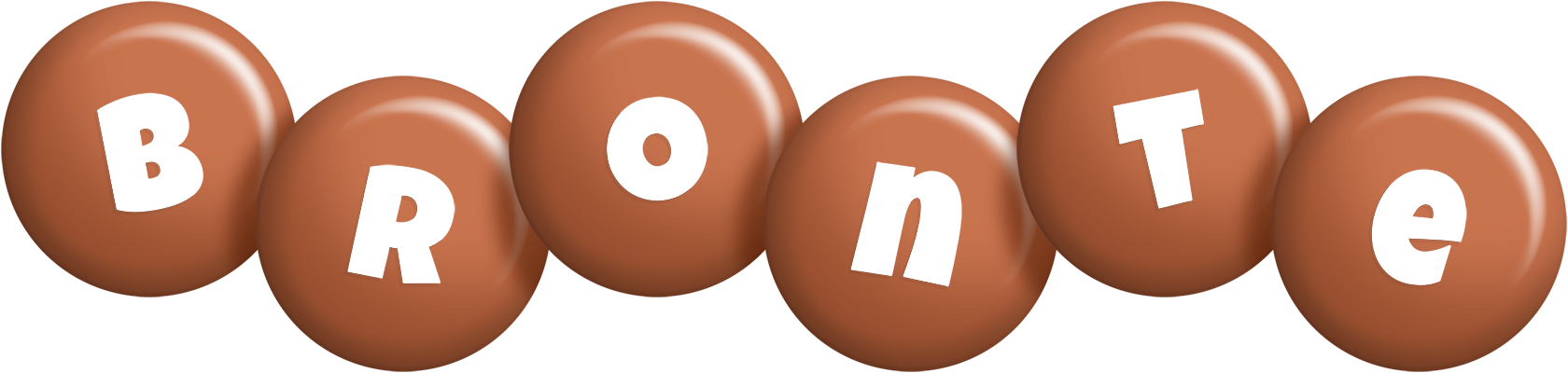 Bronte candy-brown logo