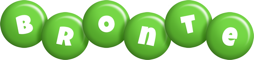 Bronte candy-green logo