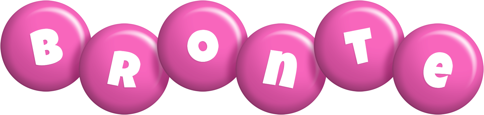 Bronte candy-pink logo