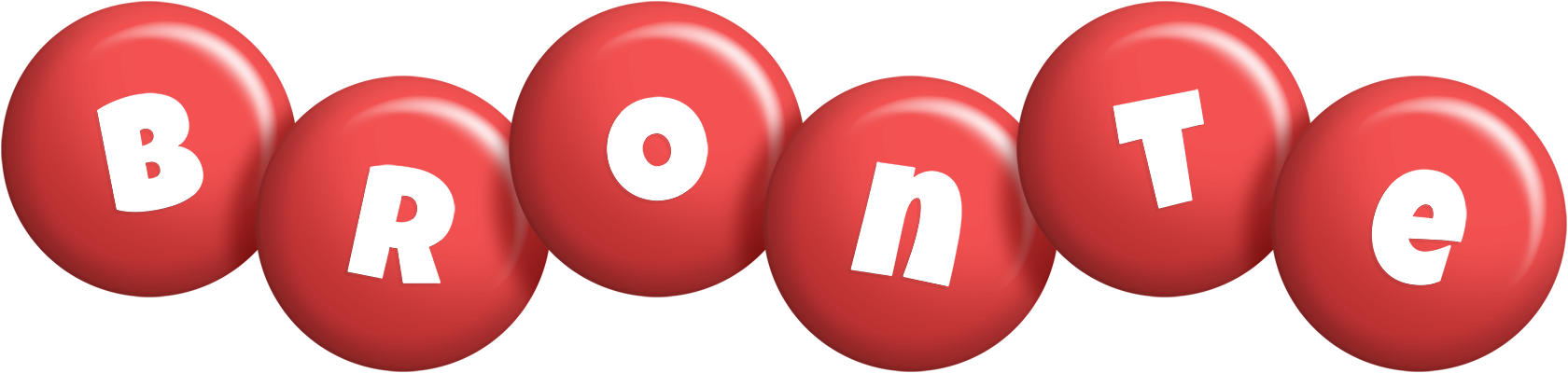 Bronte candy-red logo