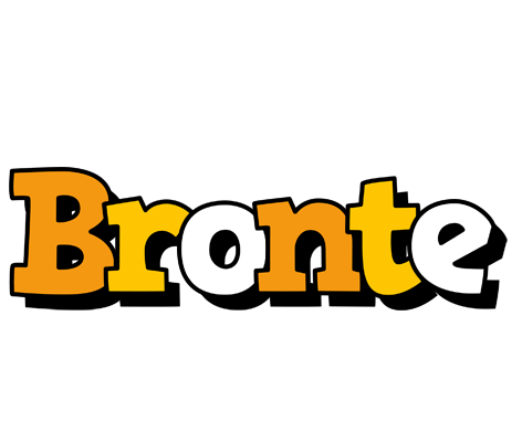 Bronte cartoon logo