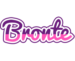 Bronte cheerful logo