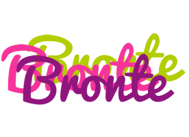 Bronte flowers logo