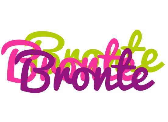 Bronte flowers logo