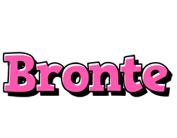 Bronte girlish logo