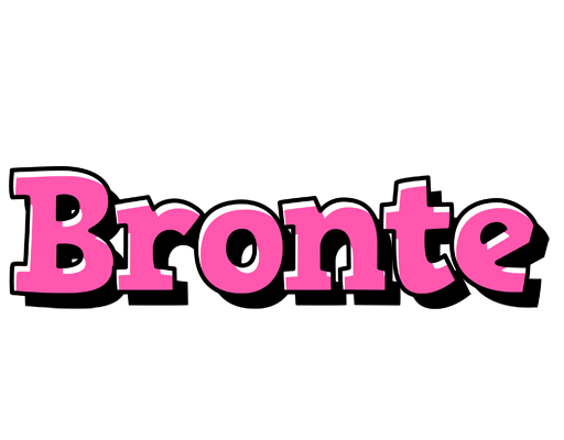 Bronte girlish logo