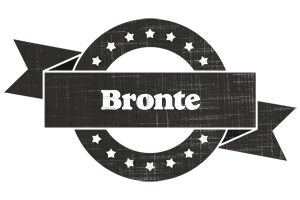 Bronte grunge logo