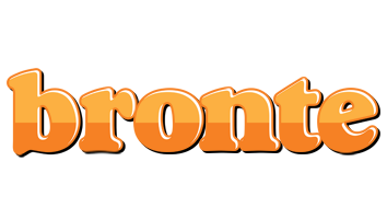 Bronte orange logo