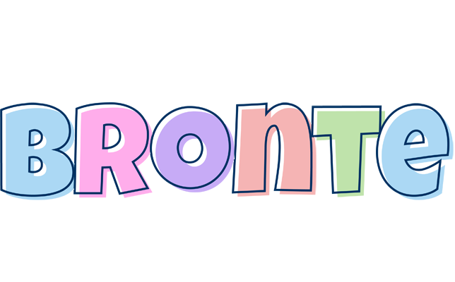 Bronte pastel logo
