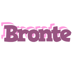 Bronte relaxing logo