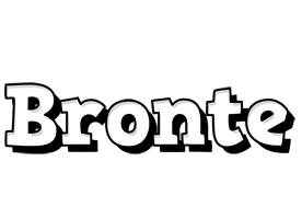 Bronte snowing logo