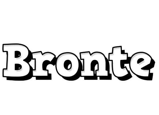 Bronte snowing logo