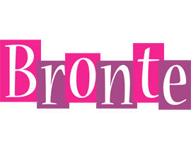 Bronte whine logo