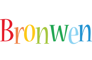 Bronwen birthday logo