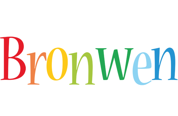 Bronwen birthday logo