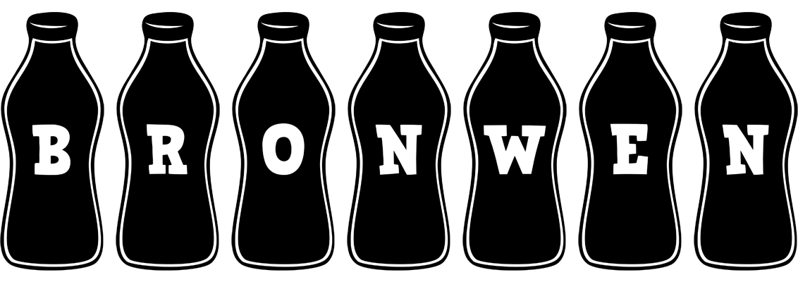 Bronwen bottle logo