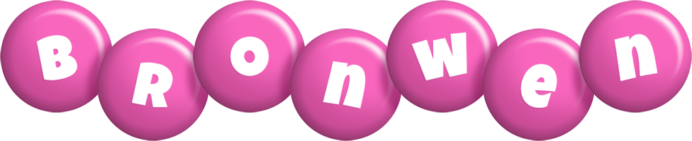 Bronwen candy-pink logo