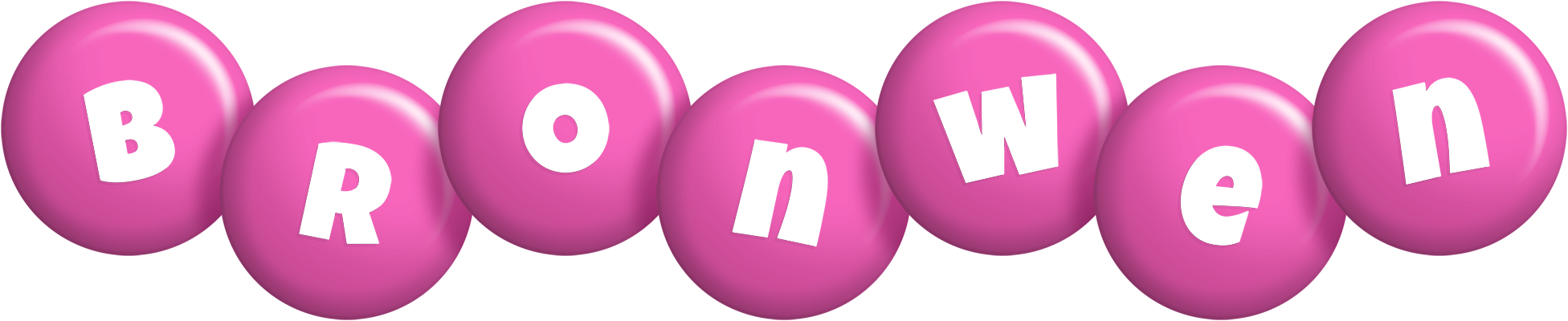 Bronwen candy-pink logo