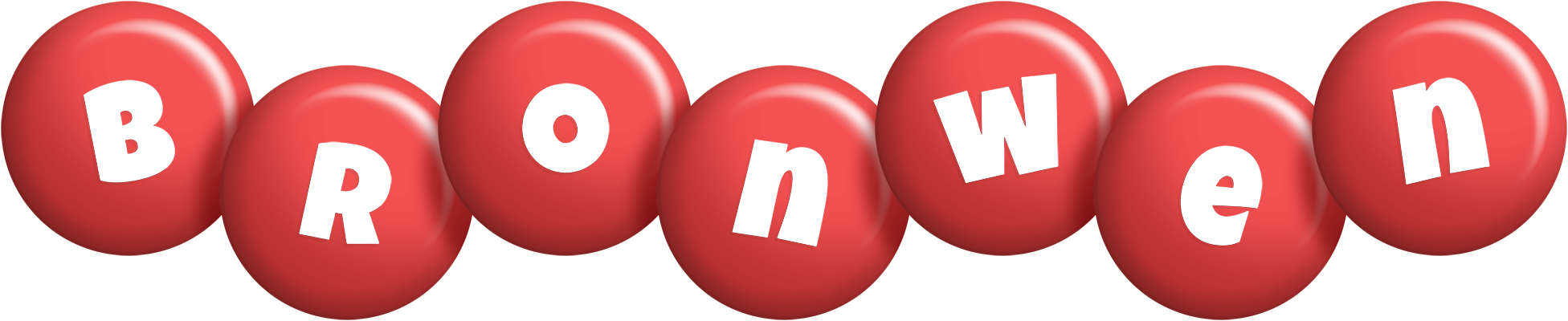 Bronwen candy-red logo